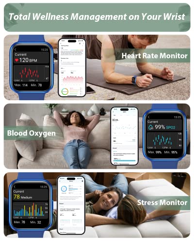 Image of Smart Watch for Men Women, Answer /Make Call, Alexa Built-in 1.8 inch HD Fitness Watch with Heart Rate SpO2 Sleep Tracker, Smartwatch for iPhone Samsung Android, 120 Sports, 3ATM Waterproof Step Counter