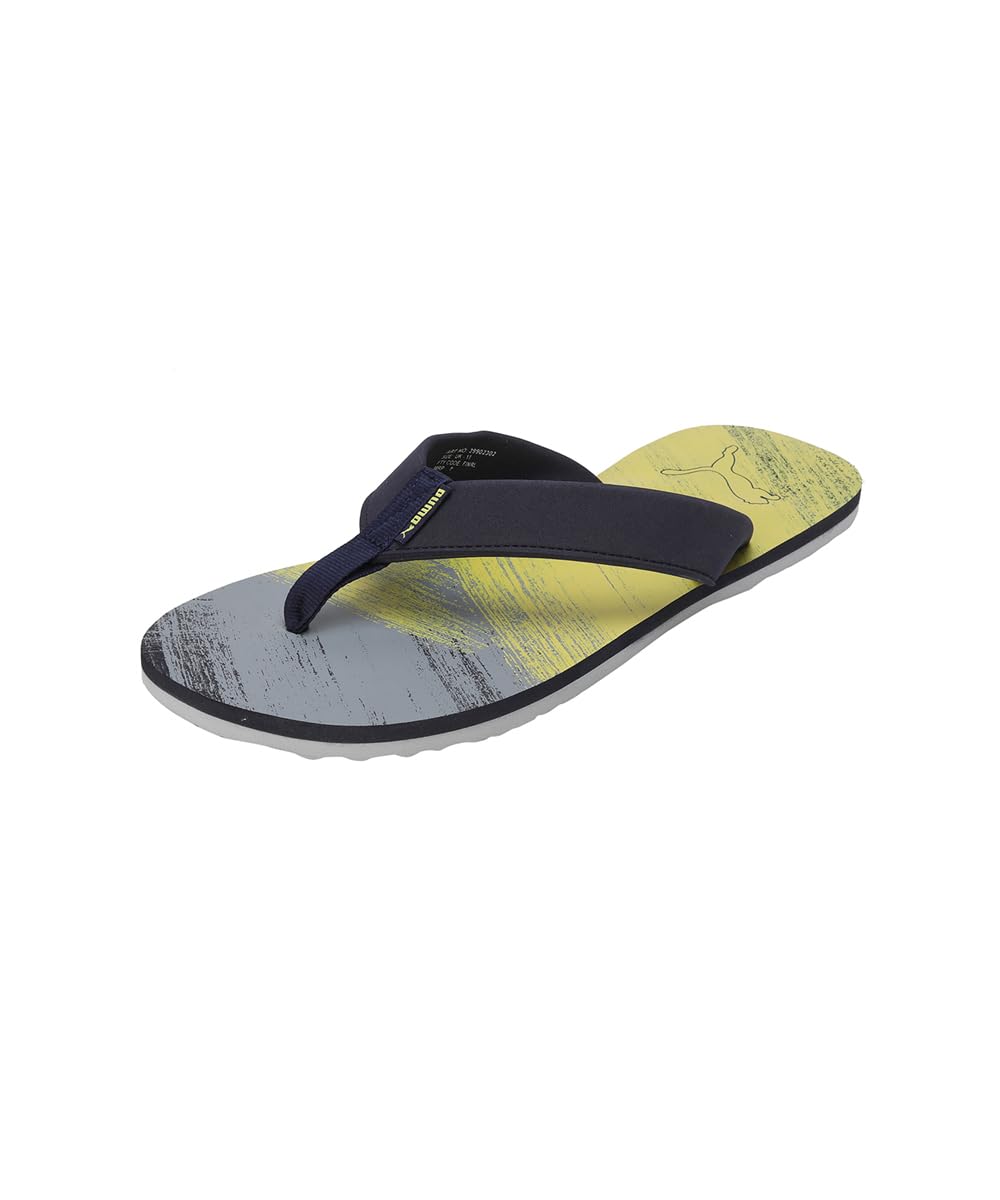 Puma Mens Triumph V7 Peacoat-Quarry-Blazing Yellow Slipper - 10 UK (39902302) (B0CBPH96PG) Amazon Price History, Amazon Price Tracker