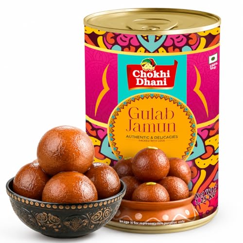 Best Indian Sweets to Make for Festive Guests 30 Chokhi Dhani Big Size Gulab Jamun 1.25kg (20 Pcs) | Soft & Spongy...