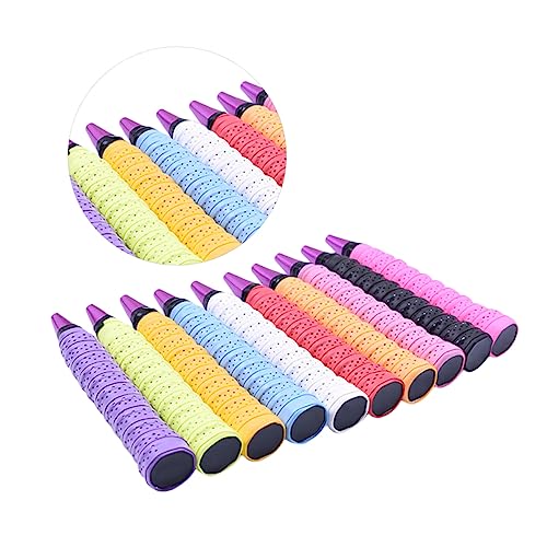 BESPORTBLE 10Pcs Breathable Slip Tennis Overgrips Tape for Racket Moisture Wicking Sticky Sweatbands Badminton Grip Enhanced Comfort Sweat Absorption