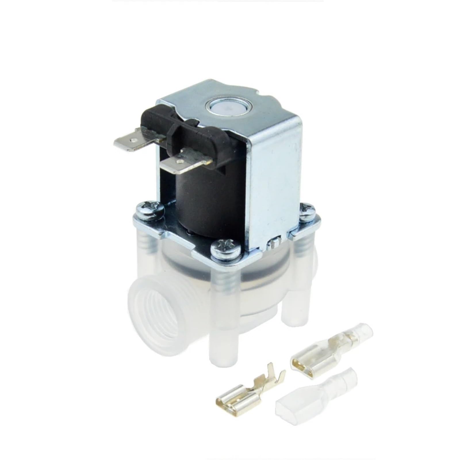 Électrovanne 12V connectée pour arrosage automatique de jardin de 1/4" NC