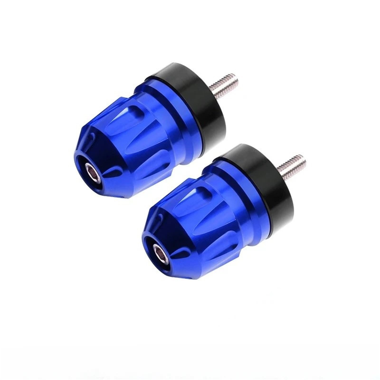 Extremos de Manillar de Motocicleta Tapas para Empuñaduras De Motocicleta, Contrapesos De Manillar, Contrapesos Anticaída, Tapones para Manillar para NS125LA, RX125 Y NS125D(Blue)