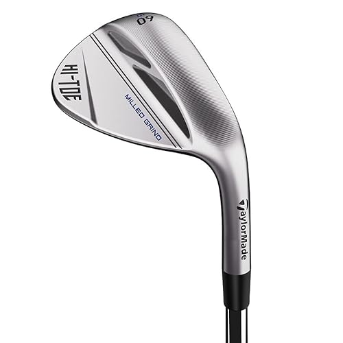 TaylorMade Hi Toe 3 Chrome 58* Lob Wedge Stiff 58-10 KBS Hi-Rev 2.0 115