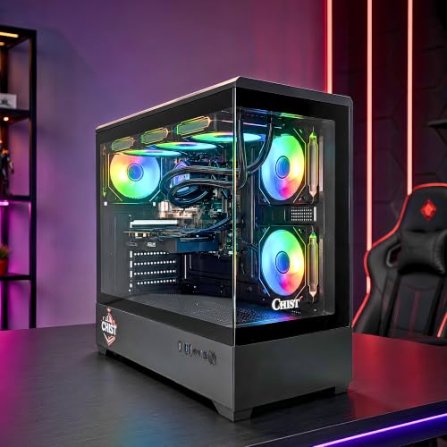 Image of CHIST ROX(12th Gen i5-12400F, 6 Core 12 Threads 32GB DDR4, 512GB NVMe SSD, RTX 3050 6GB DDR6, RGB Liquid Cooling (Black, 6500XT 8GB DDR6 Graphic Card, 512, GB, Windows 11, 8, GB)