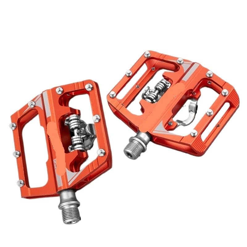 Pédales de vélo M215 robustes en aluminium double fonction