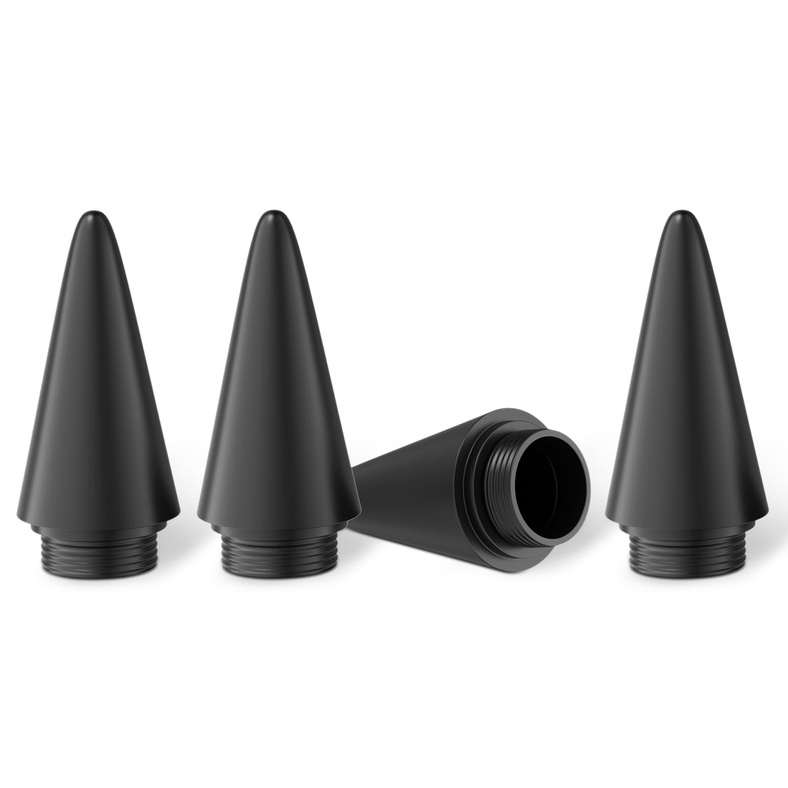 Replacement Tips, POM Material Stylus Pen Nibs for KINGONE Upgrade iPad Pencil - Black (4 Pack) Only for Asin: B09M67Z3FR-picture-13