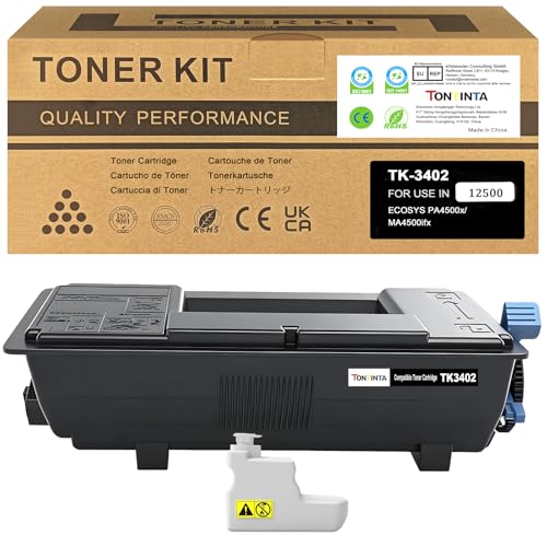 Cartouche de Toner TK-3402 12500 Pages Kyocera PA4500x Noir