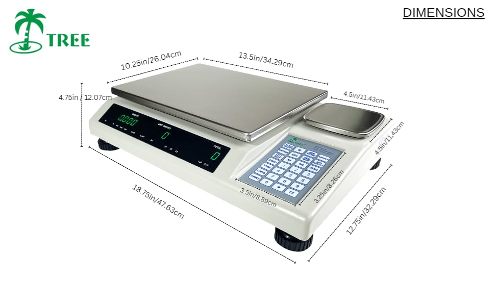 Báscula Digital para Inventario Dual Counting 50 lb miniatura 6