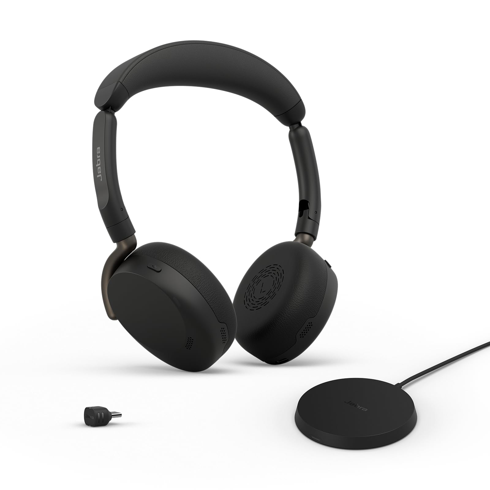 Jabra Evolve3 65 Flex Wireless Bluetooth Headset with Mic, UC, USB-C | Dual-Ear, On-Ear,…