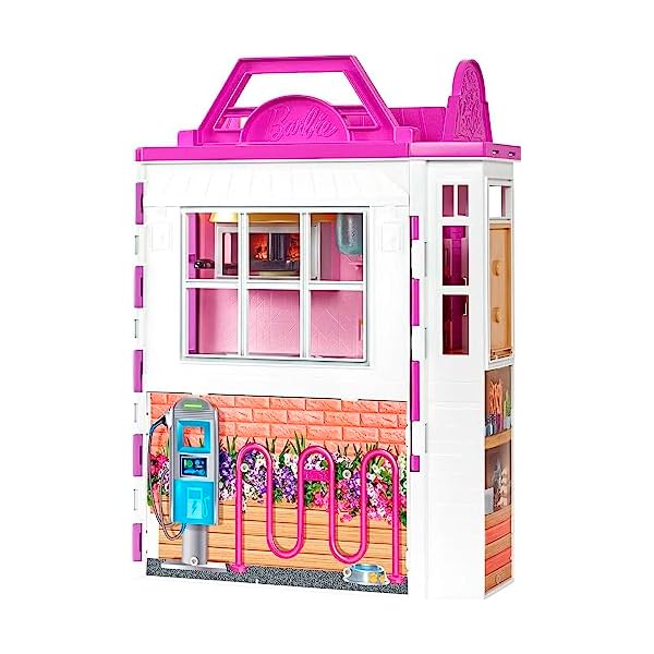 Barbie Coffret Le Restaurant de avec Une poupée Mannequin, Plus de 30 Accessoires et 6 Zones de Jeux Jouet Enfant, Dès 3 Ans, HGP59 51uwg3AAsbL. SS600