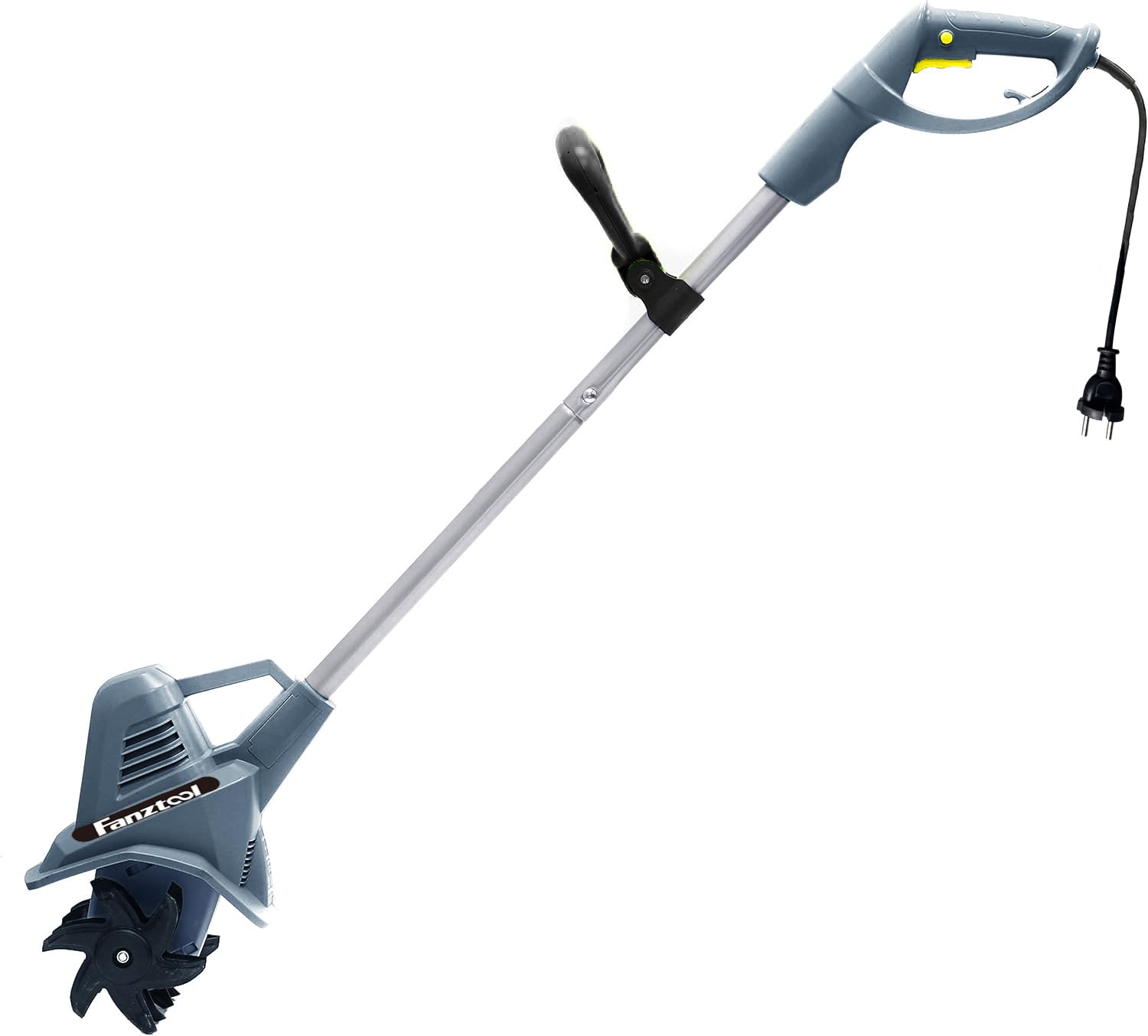 FANZTOOL Motoazada eléctrica de jardín de 300 W, solo 5 kg, ideal para personas mayores y mujeres, 19 cm de ancho de trabajo, 15,5 cm de profundidad, perfecto para parterres y huertos