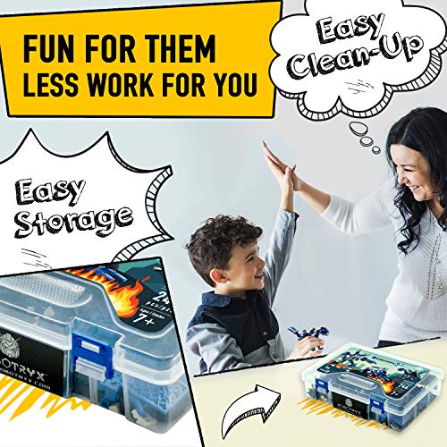JITTERYGIT Robot STEM Toy Figure | 3 in 1 Fun Creative Set | Construction Building Toys for Boys and Girls Ages 6-14 Years Old | Best Toy Gift for Kids | Free Poster Kit Included