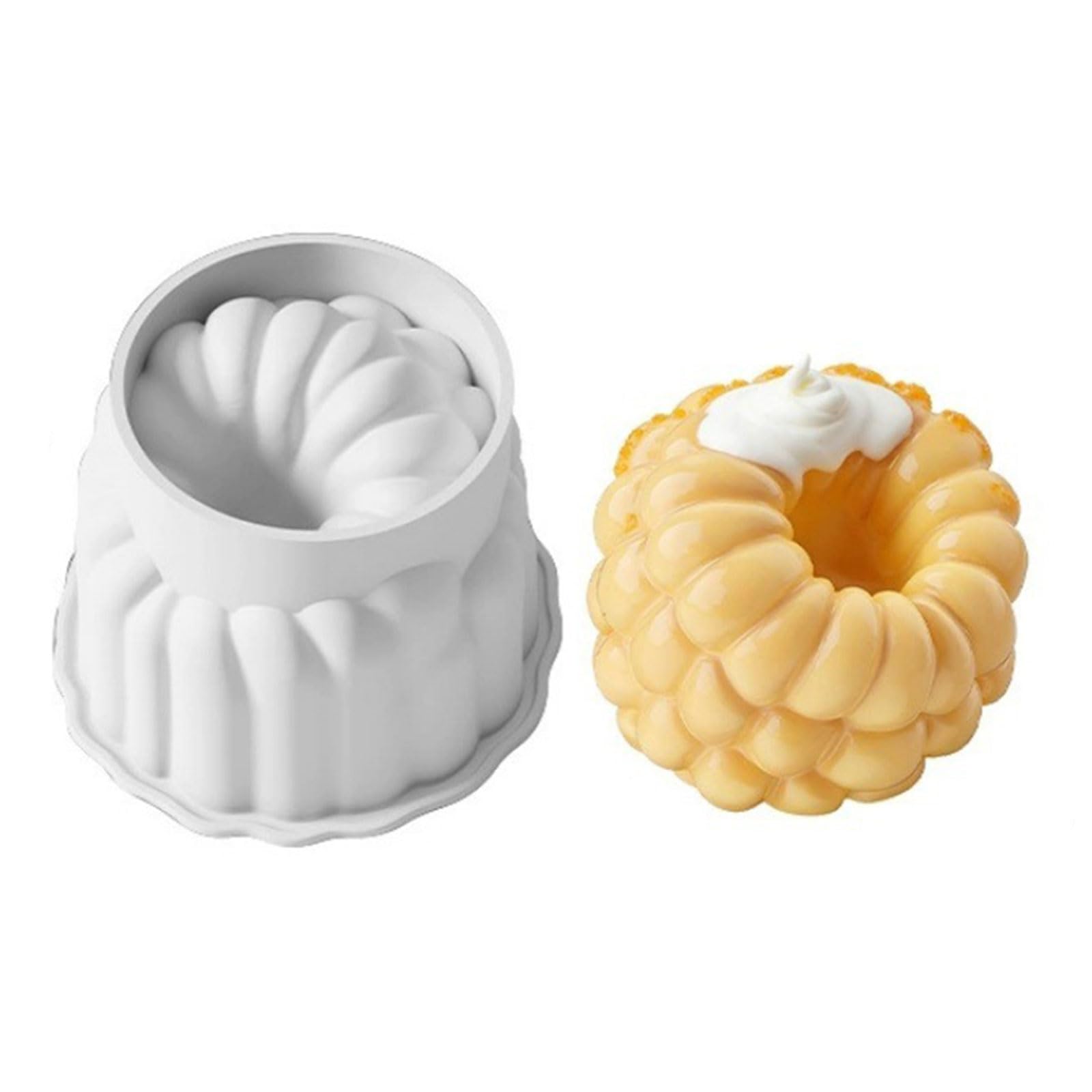 Stampo in silicone a forma di lampone per mousse, torte e dessert, per uso alimentare