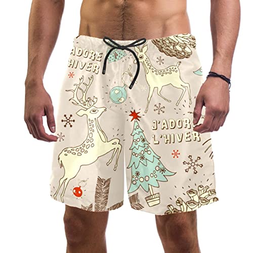 Short de plage à séchage rapide JDEZ maillots de bain hommes