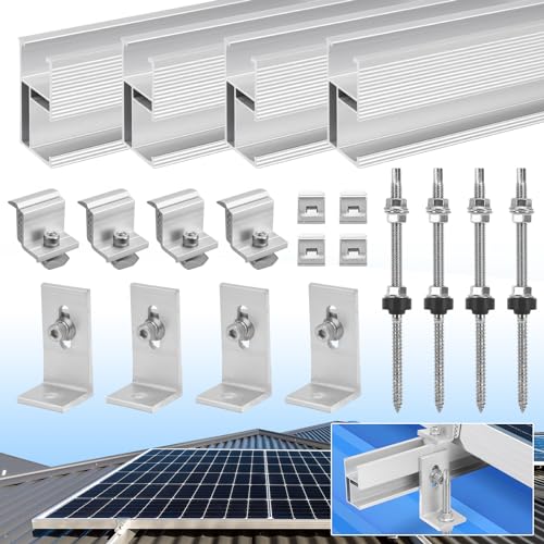 Therlan Solarpanel Halterung Blechdach für 1 Modul