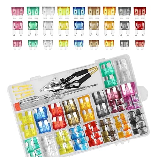 MLY 306 PCS Car Fuse Assortment Kit, Standard & Mini