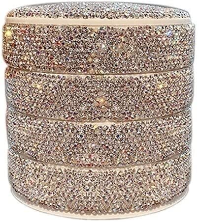 Jewelry Box Jewelry Storage Box 4 Layer Rotating High-Class Jewelry Box Ladies Ring Necklace Bracelet Earrings Desktop Decoration