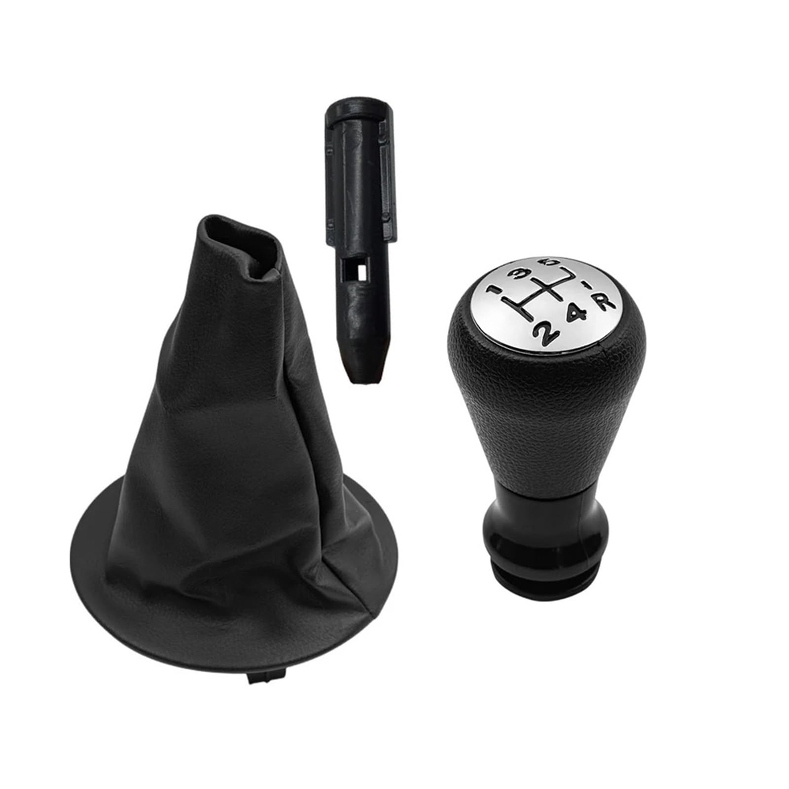 Valtorencia Gear Shift Knob Cover,Fit for Citroen, Berlingo/Peugeot Partner 2008-2018 Gaiter Boot Shift knob Handle(B0362K0353K0068)