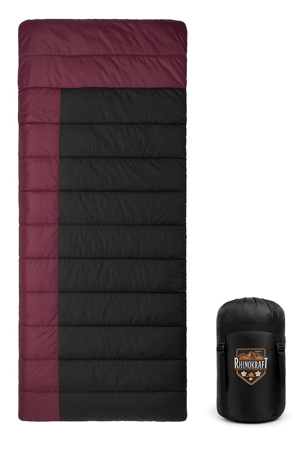 RhinoKraft Camping Sleeping Bag - 3 Season Warm & Cool Weather - Summer, Spring, Winter, Lightweight, for Adults & Kids - Camping Gear Equipment, Traveling and Outdoors-image-31