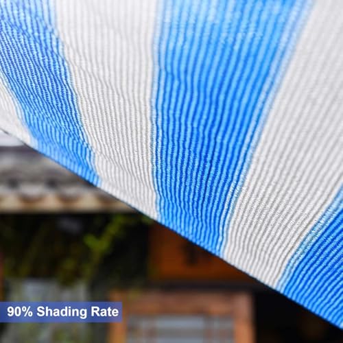 Voile d'ombrage extérieur respirant avec œillets contre la chaleur de la serre