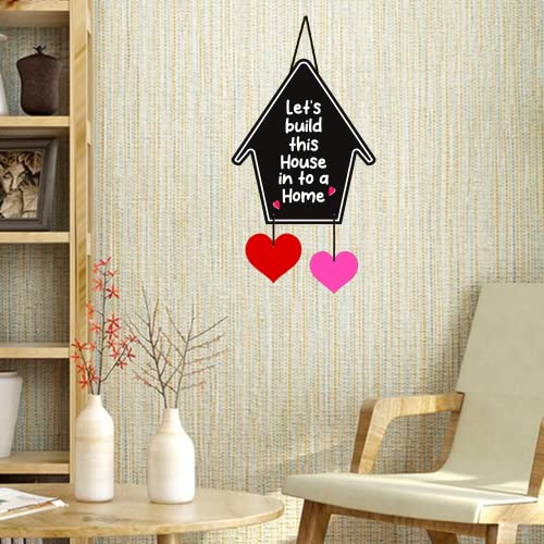Image of Expleasia, Exuberant & Luxury Decor Decorative Wall Hanging Wooden Decoration Item for Home Office Living Room Bedroom Decoration Items Home Decor Gift Items (House to Home)