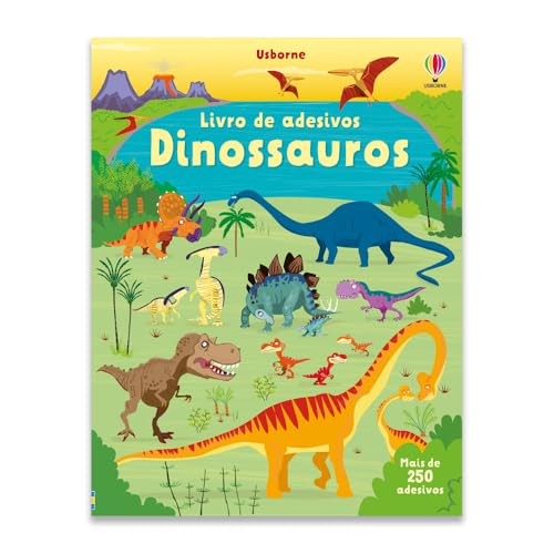 Dinossauros : Livro de adesivos