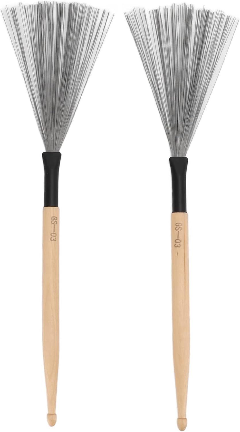 1ペアドラムブラシ 双頭デュアルパーパスメープルドラムスティックラバースチールワイヤーポータブルパーカッションブラシ ドラマー 初心者 ロックバンド ジャズフォーク 音楽愛好家のためのドラムブラシスティック 訳ありセール格安 1ペアドラムブラシ 双頭デュアルパーパスメープルドラムスティックラバースチールワイヤーポータブルパーカッションブラシ ドラマー 初心者 ロックバンド ジャズフォーク 音楽愛好家のためのドラムブラシスティック 訳ありセール格安