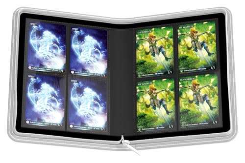 Image of Ultimate Guard Zipfolio 160 - 8 Pocket Xenoskin White Display Album