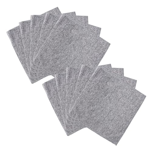 VALICLUD 10 Piezas paño de Cocina Interior Fregar Pesado Productos trapillo bayeta escurreplatos cleanseen bayeta paños cleanseen Toalla de Cocina Toalla de baño Fibra extrafina Grey