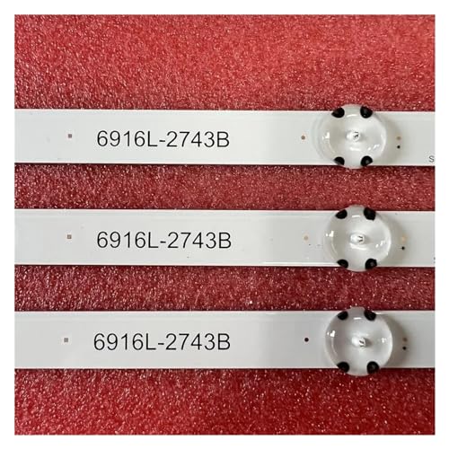 Tira de retroiluminación LED de alta disipación térmica para iluminación uniforme en panel de 43" 2