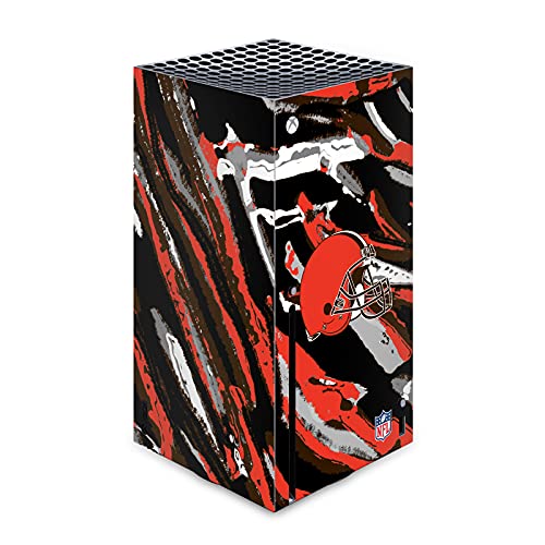 Vinyle autocollant Xbox Series X NFL Cleveland Browns skin console
