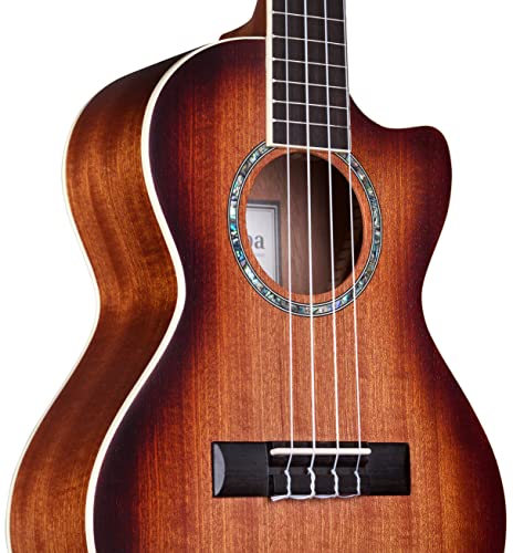 Cordoba 15TM-CE Ukulélé Tenor Finition Edgeburst – Ukulele tenor - Les Beatles, Paul McCartney, John Lennon, RIngo Starr, George Harrison Cordoba 15TM-CE Ukulélé Tenor Finition Edgeburst - Ukulele tenor – Image 4