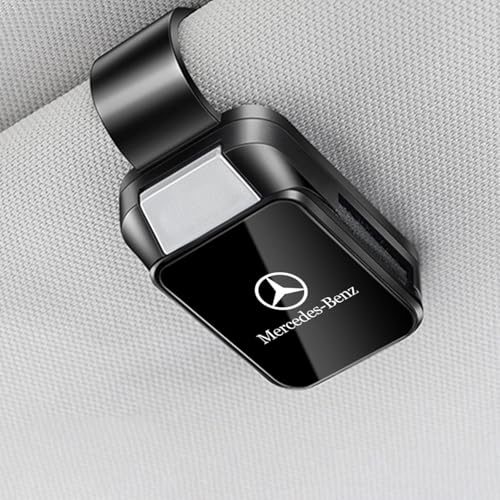 Check Convertible Roof Frame Outlet Flap - 2022-2023 Mercedes-Benz SL-Class 3 Autsop Car Sunglass Holder Compatible with Mercedes-Benz Series Interior Accessories, Eyeglass Holder for Car Sun Visor