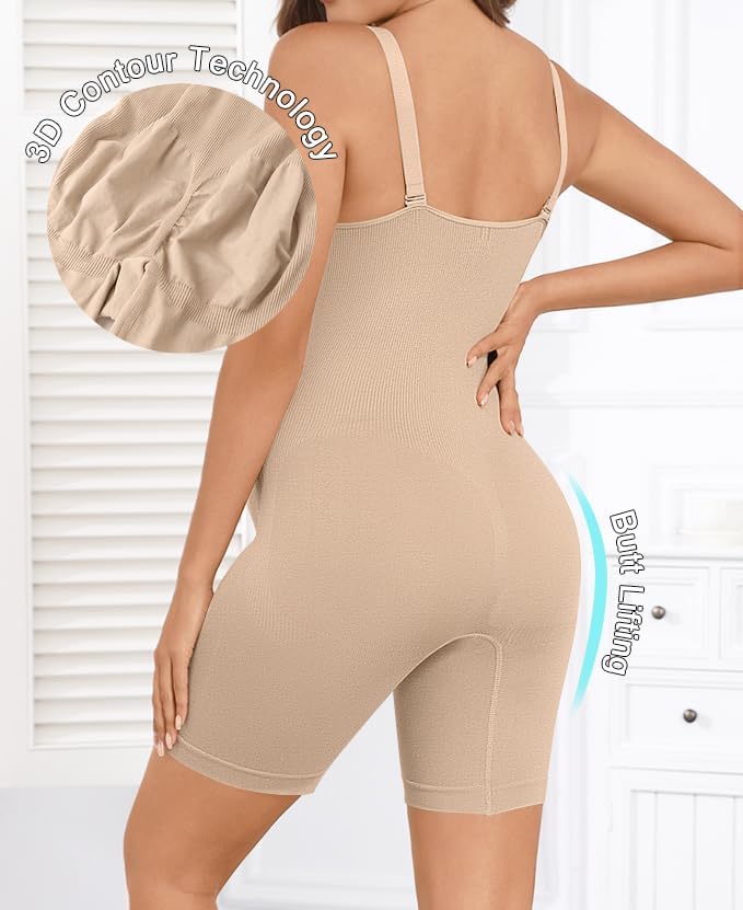 Women's Maternity Bodysuit Seamless Pregnancy Shapewear Shorts Under Dresses Belly Support