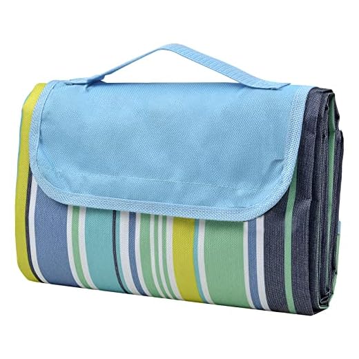 Naseom Manta Picnic Impermeable Manta Playa 200x145 cm Esterilla Camping Plegable Accesorios para Acampar Picnic Blanket Toalla de Playa Portátil Esterilla Playa