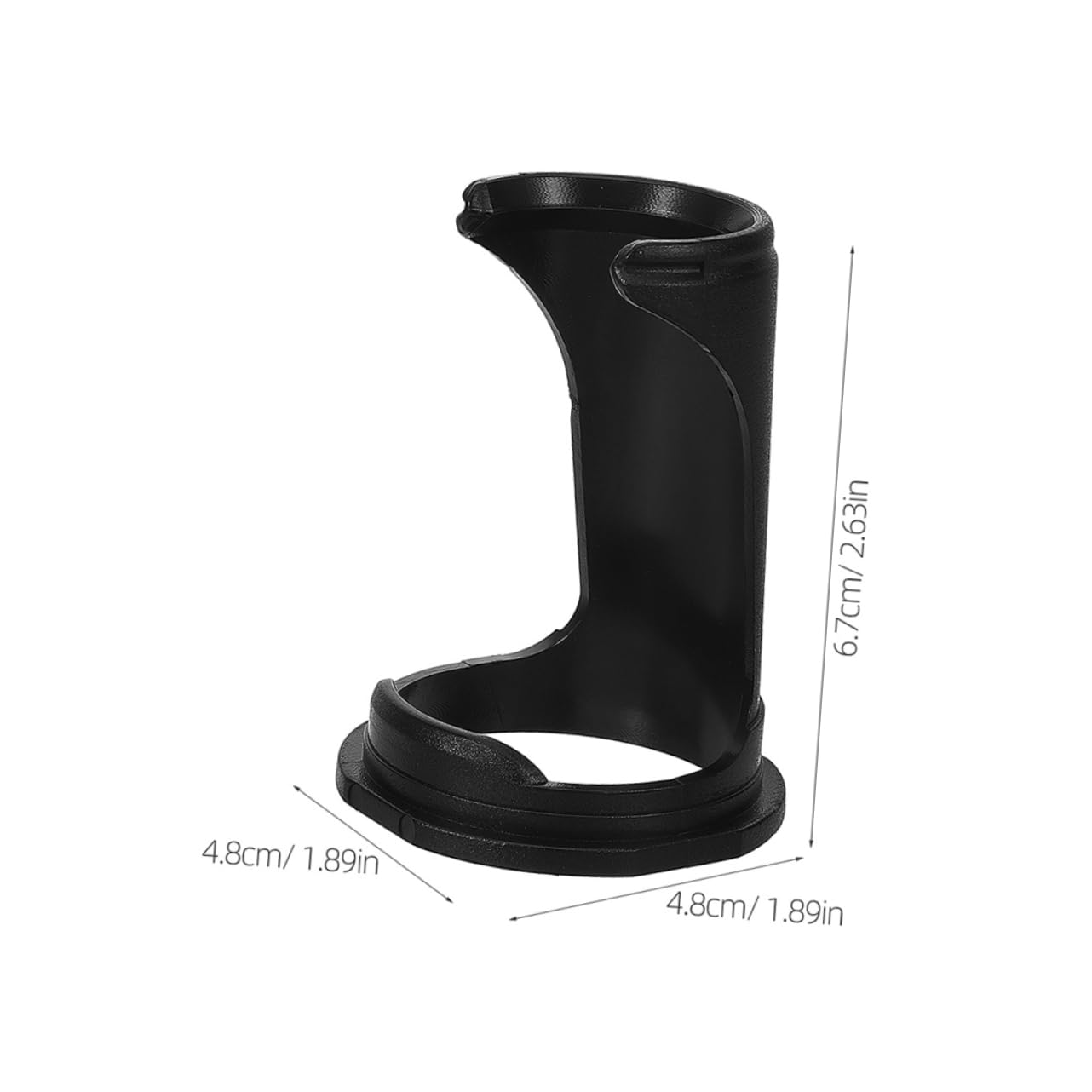 Beavorty Beard Care Tool Holder Plastic Shaving Brush Stand Hanging Shave Brush Rack Beard Brush Organizer Wide Usage Easy to Cle