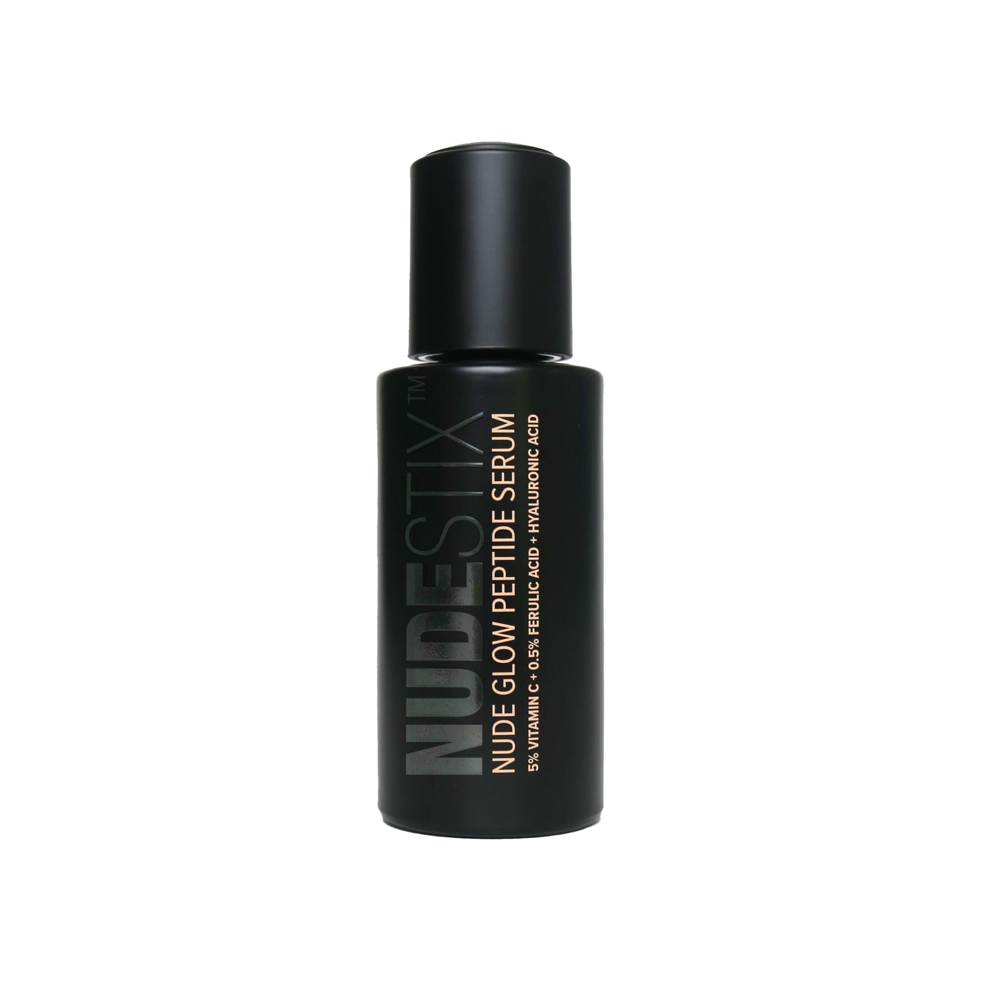 Nudestix Nude Glow Peptide Serum – Vitamin C & Multi-Peptide Brightening Serum for Glowing, Smooth Skin | Anti-Aging, Hydrating with Niacinamide, Ferulic Acid & Hyaluronic Acid
