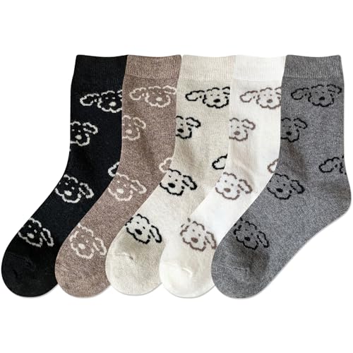 Image of IIG Winter Warm Wool Socks for Women Original Design Trendy Boot Socks Ideal Gift
