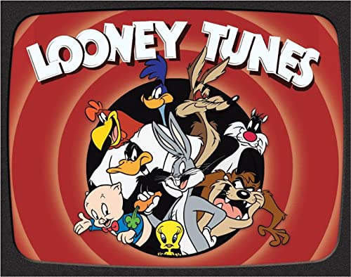 Image of Desperate Enterprises Looney Tunes Family Tin Sign - Nostalgic Vintage Metal Wall Decor - Made in USA