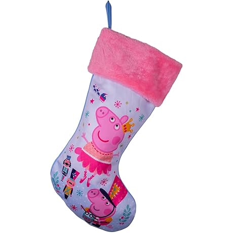 Peppa Pig Kurt Adler 18" Ballerina Christmas Stocking