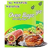 WRAPOK Oven Cooking Bags Small Size Roasting Baking Bag for Meats Ham Ribs Poultry Seafood, 10 x 15