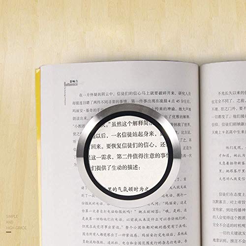 Loupe de table avec éclairage 3 LED pour déchiffrer les petits caractères - 5