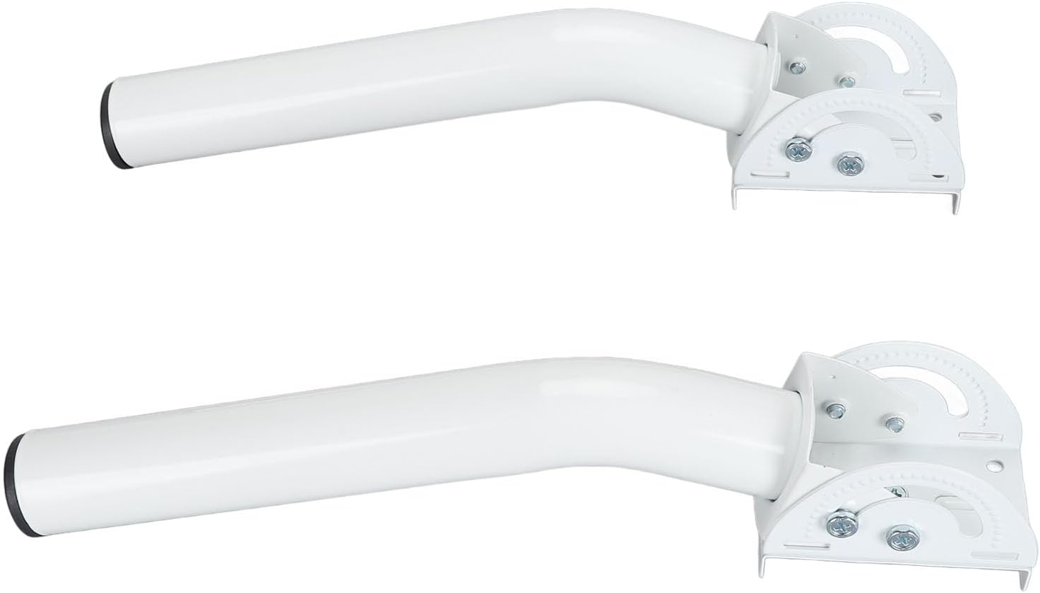 Adjustable Pole Mount, Wall Roof J Mount Kit, Double Windproof TV Antenna with V2 Rectangular Bridge Support, Ideal for TV Antenna Installation