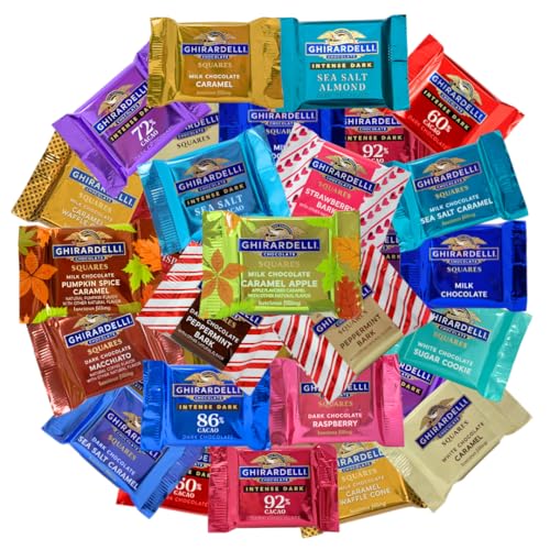 ULTIMATE GHIRARDELLI SQUARES CHOCOLATE COLLECTION (20 VARIETIES) (20)