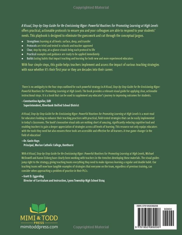 A Visual, Step-By-Step Guide for Re-Envisioning Rigor: Powerful Routines for Promoting Learning at High Levels (The Re-Envisioning Rigor Series) - Image 2
