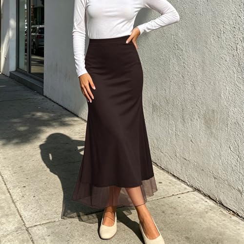 Falda lápiz de cintura alta cómoda que estiliza en fiestas 3