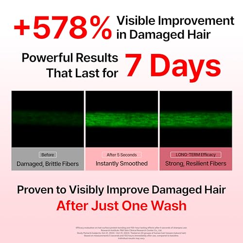 Image of GROWUS Damage Therapy Shampoo (16.9 Fl Oz) 500ml | Marine Peptide, Salicylic Acid & Niacinamide | Nourishing Daily Wash for Dry & Frizzy Hair | Protein Complex | Korean Hair Care