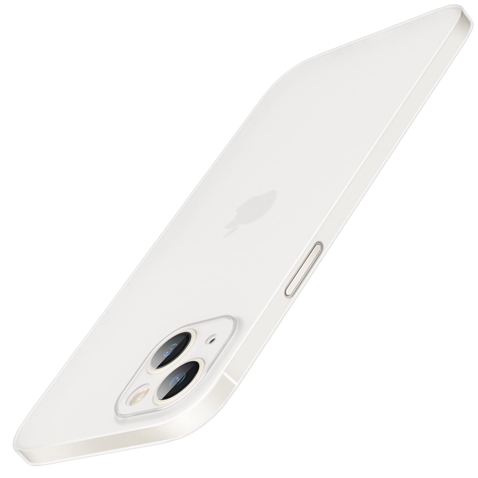JETech Ultra Slim (0.35mm Thin) Case for iPhone 14 Plus 6.7-Inch, Camera Lens Cover Full Protection, Lightweight Matte Finish PP Hard Minimalist Case, Support Wireless Charging (Frosted Clear)