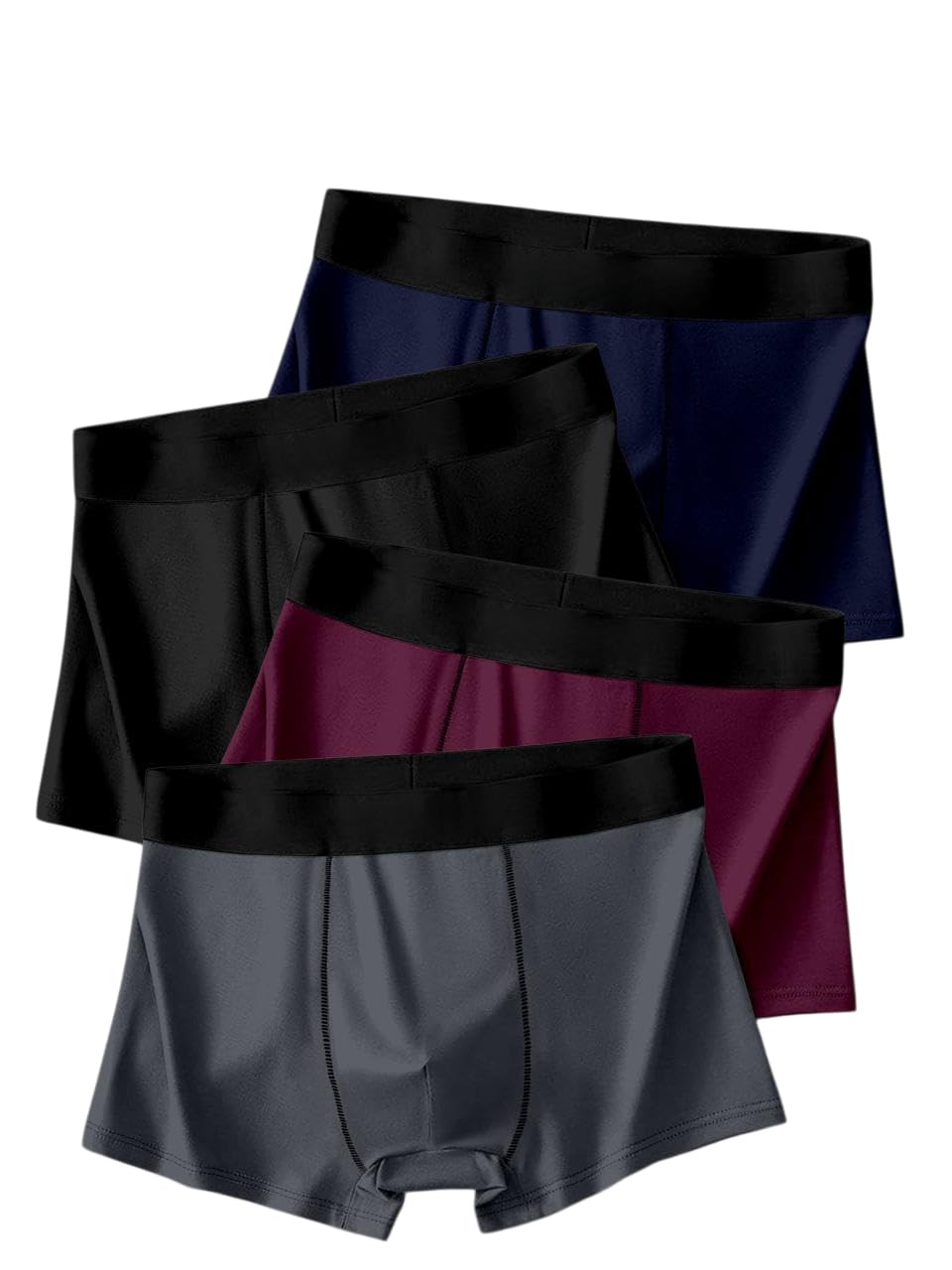 bhagwati entrprise Men's Underwear Trunk Pack of 3 Plain Mini Briefs Regular Fit Nylon Innerwear for Men Lightweight, Stretchable & Quick-Dry Fabric (Multicolor Pack of 3)-picture-20