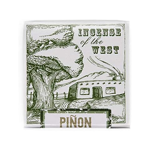 Incienso de Santa Fe - Piñon Natural Wood Incense Bricks Without Holder, 40 Count - Made in The USA Cover